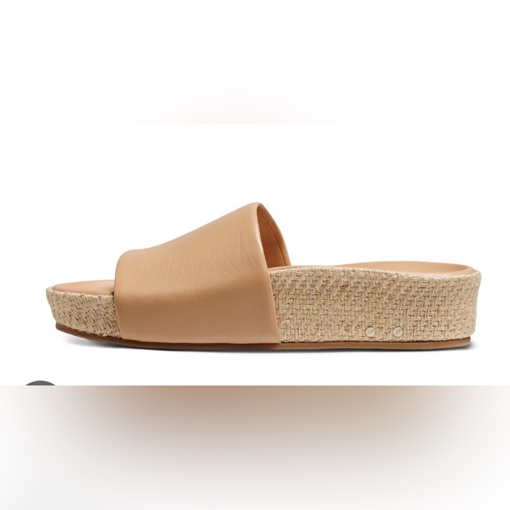 Beek Brown Leather Slide Sandals - Picture 8 of 8